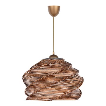 Chandelier on a string RUCHE 1xE27/60W/230V ratan