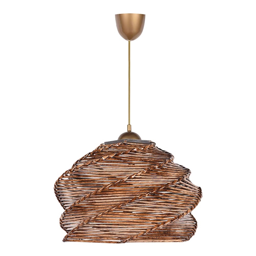 Chandelier on a string RUCHE 1xE27/60W/230V ratan