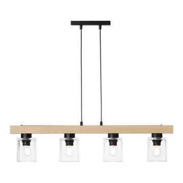 Chandelier on a string RUSTIC RADIANCE 4xE27/60W/230V