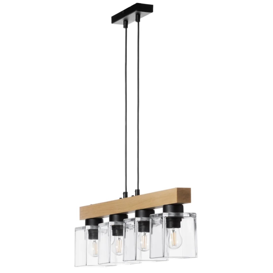 Chandelier on a string RUSTIC RADIANCE 4xE27/60W/230V