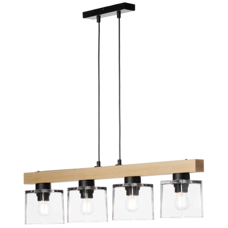 Chandelier on a string RUSTIC RADIANCE 4xE27/60W/230V