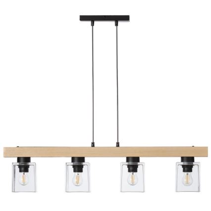 Chandelier on a string RUSTIC RADIANCE 4xE27/60W/230V