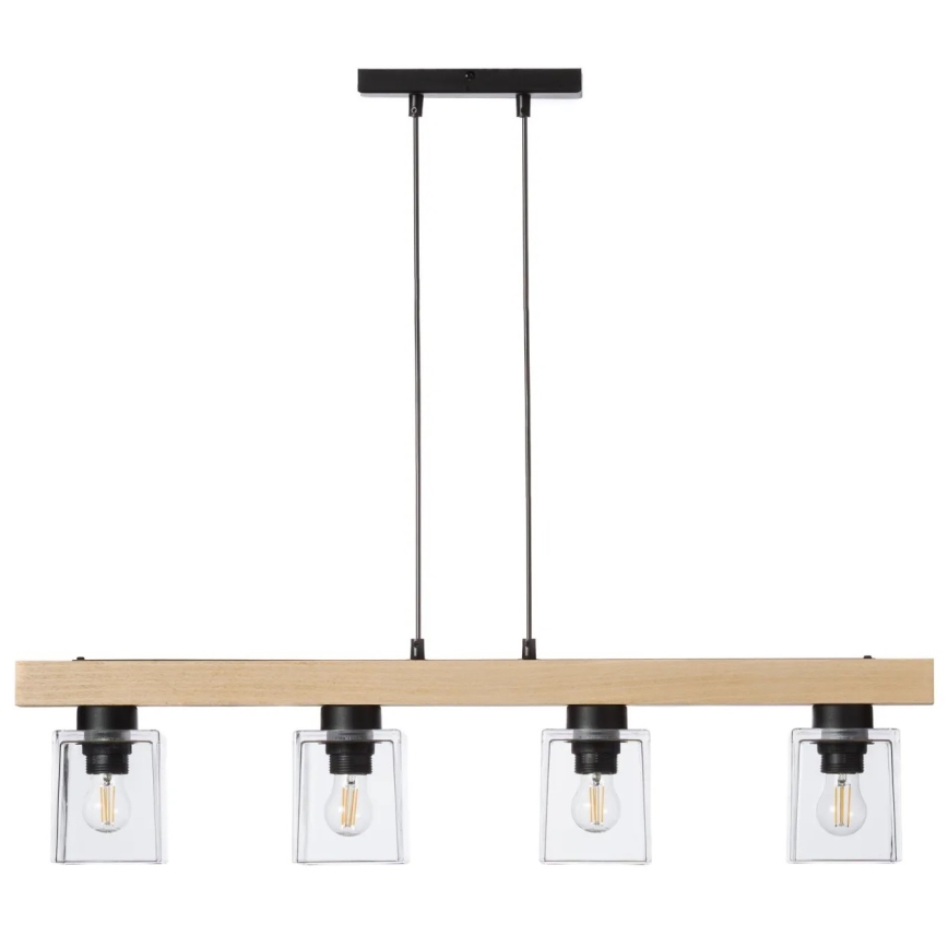 Chandelier on a string RUSTIC RADIANCE 4xE27/60W/230V