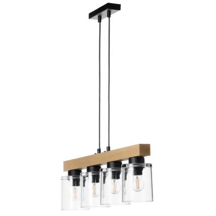 Chandelier on a string RUSTIC RADIANCE 4xE27/60W/230V