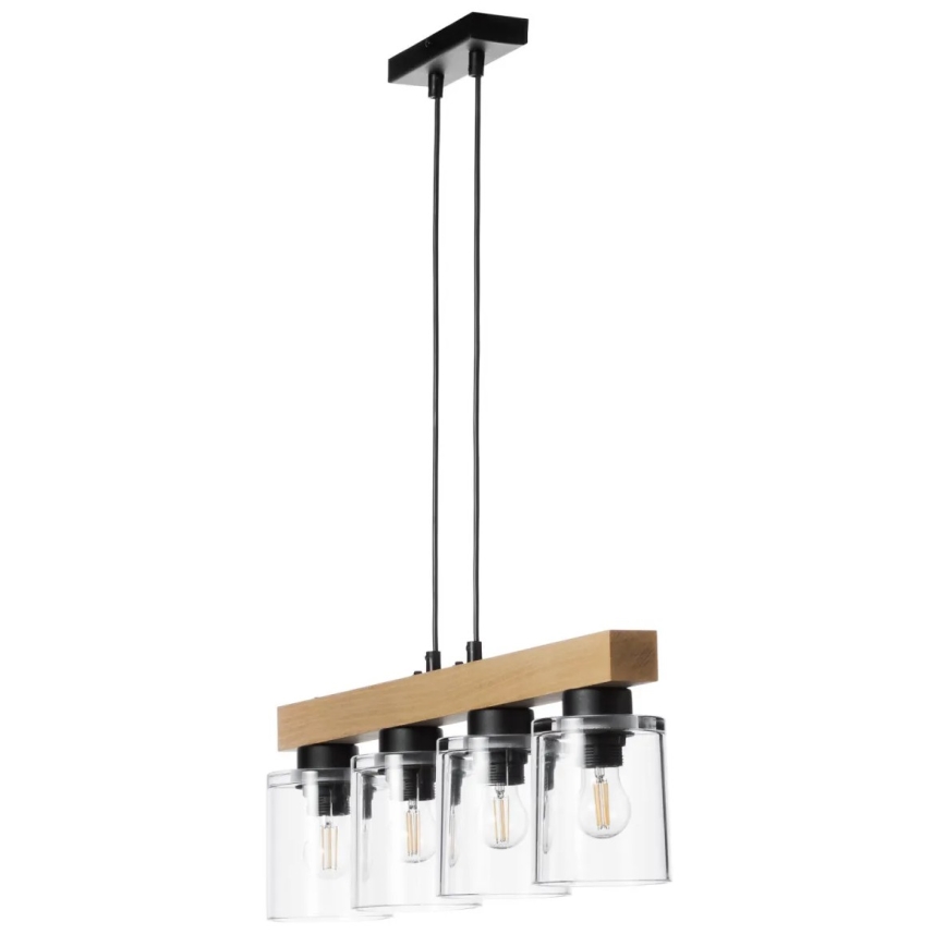 Chandelier on a string RUSTIC RADIANCE 4xE27/60W/230V