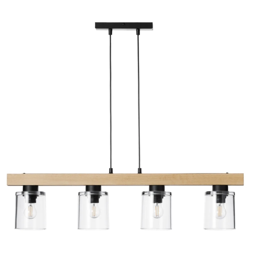 Chandelier on a string RUSTIC RADIANCE 4xE27/60W/230V