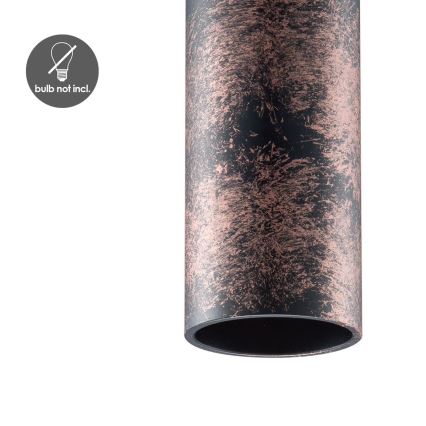 Chandelier on a string SAGA 1xE27/40W/230V black/bronze