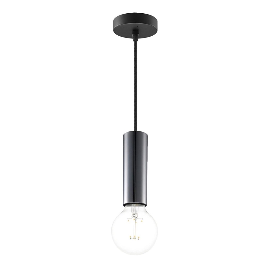 Chandelier on a string SAGA 1xE27/40W/230V black