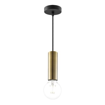 Chandelier on a string SAGA 1xE27/40W/230V brass