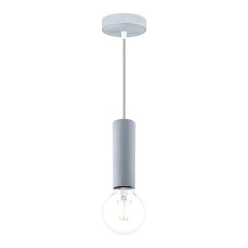 Chandelier on a string SAGA 1xE27/40W/230V grey