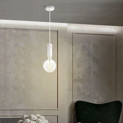 Chandelier on a string SAGA 1xE27/40W/230V marble