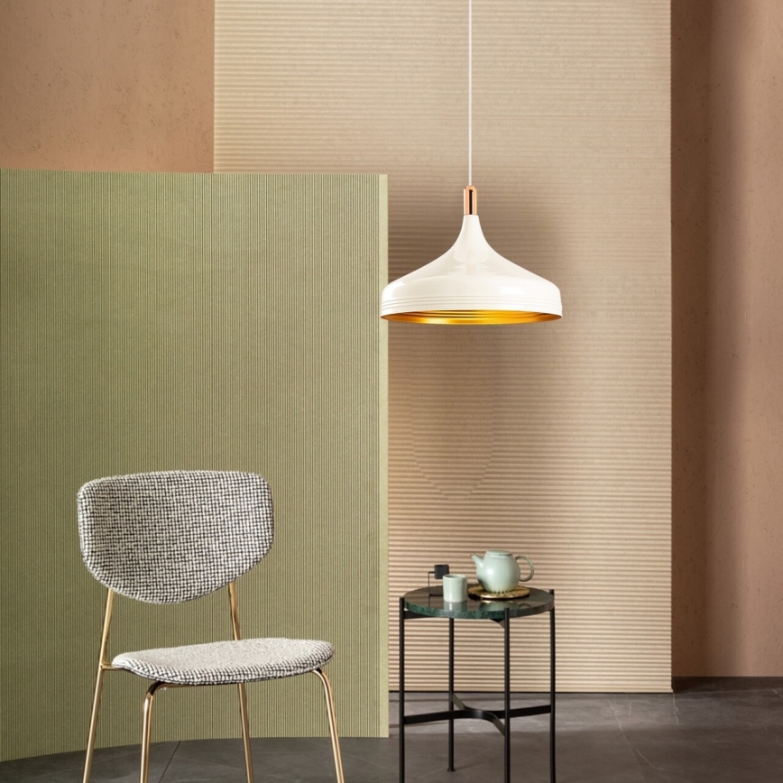 Chandelier on a string SAGLAM 1xE27/40W/230V white