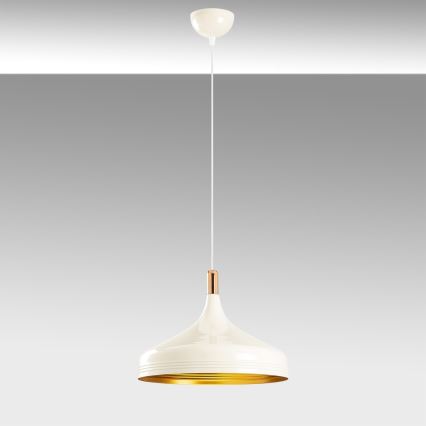 Chandelier on a string SAGLAM 1xE27/40W/230V white