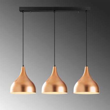 Chandelier on a string SAGLAM 3xE27/40W/230V