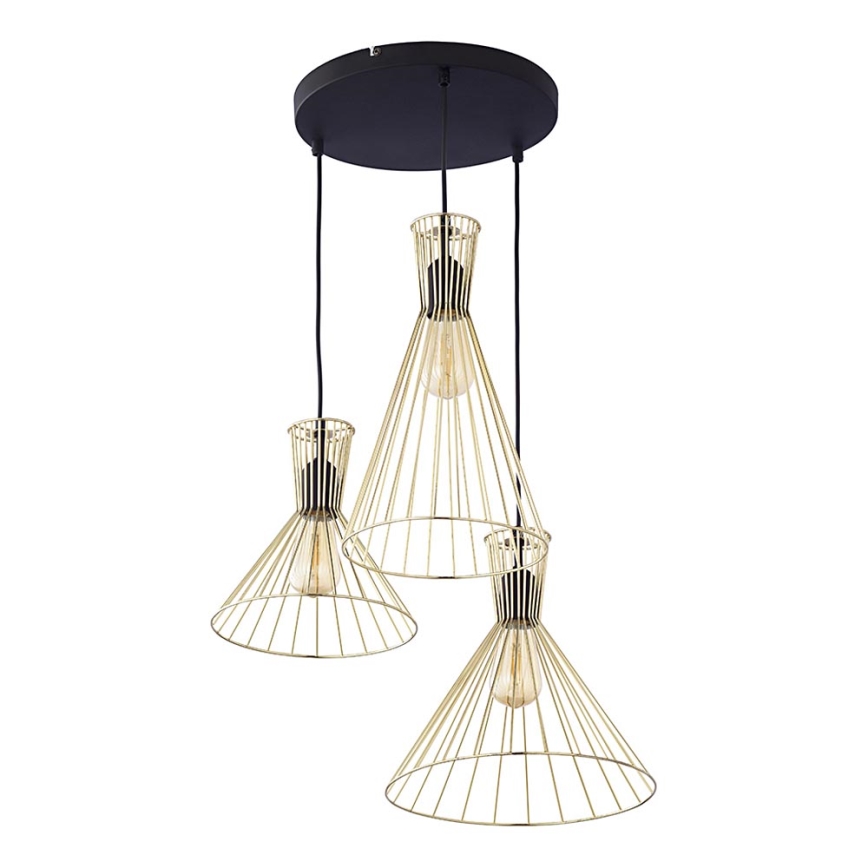 Chandelier on a string SAHARA 3xE27/60W/230V