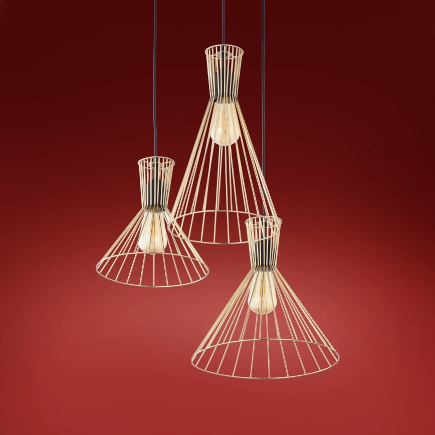 Chandelier on a string SAHARA 3xE27/60W/230V