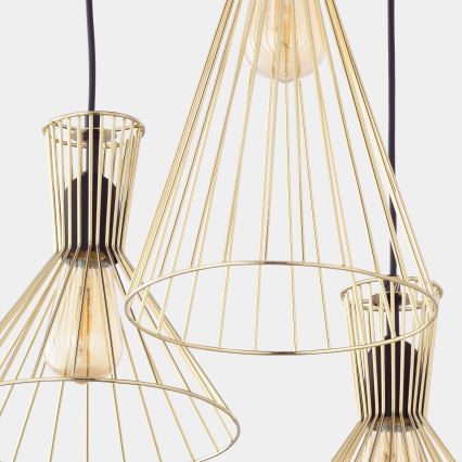 Chandelier on a string SAHARA 3xE27/60W/230V