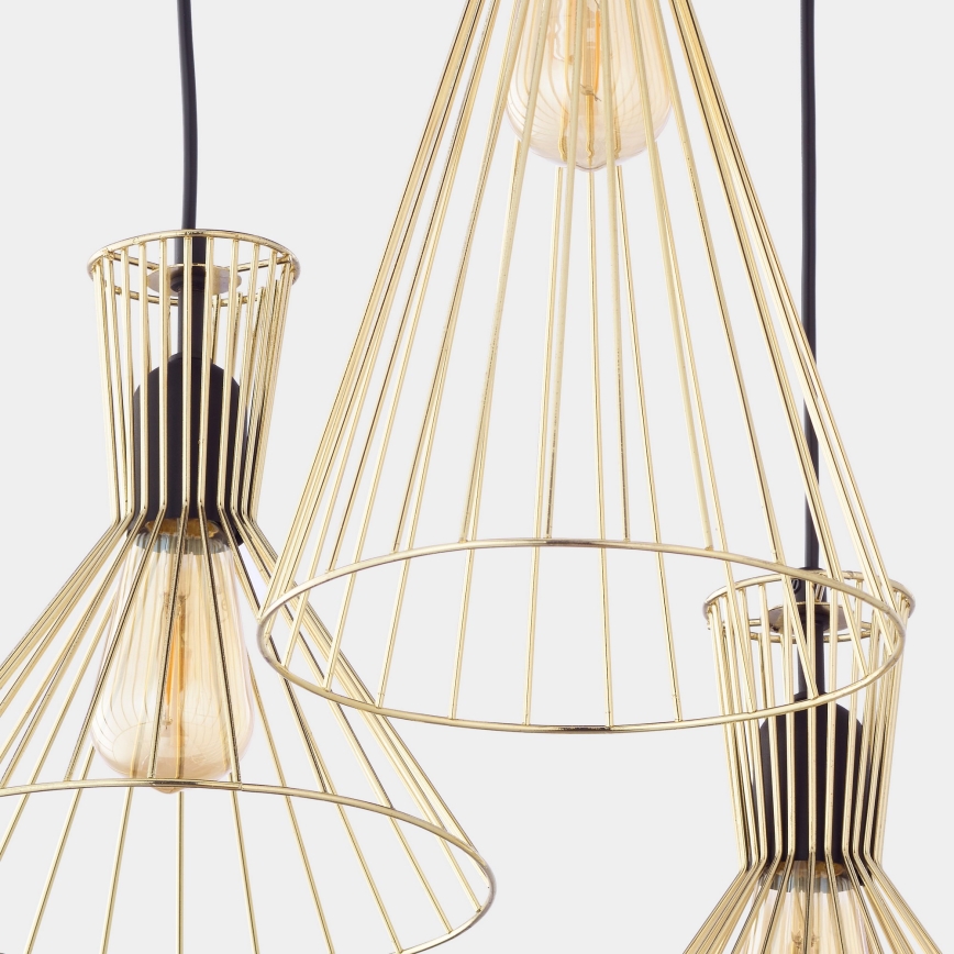 Chandelier on a string SAHARA 3xE27/60W/230V