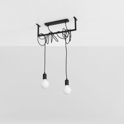 Chandelier on a string SALAMANCA 2xE27/60W/230V