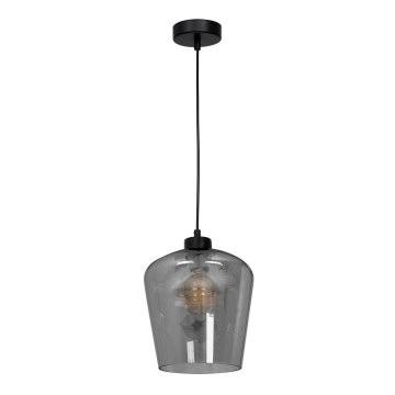 Chandelier on a string SANTIAGO 1xE27/60W/230V black