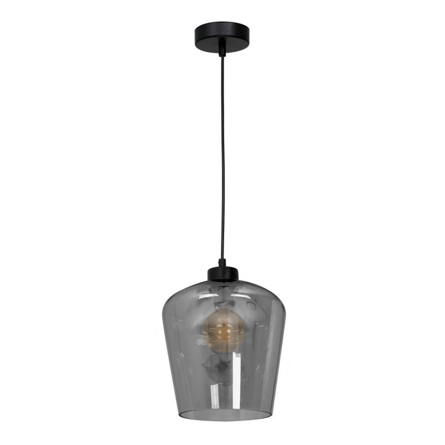 Chandelier on a string SANTIAGO 1xE27/60W/230V black