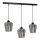 Chandelier on a string SANTIAGO 3xE27/60W/230V black