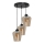 Chandelier on a string SANTIAGO 3xE27/60W/230V brown