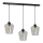 Chandelier on a string SANTIAGO 3xE27/60W/230V clear