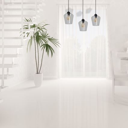 Chandelier on a string SANTIAGO 3xE27/60W/230V clear