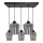 Chandelier on a string SANTIAGO 5xE27/60W/230V black