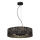 Chandelier on a string SATINO 3xE27/60W/230V black/gold