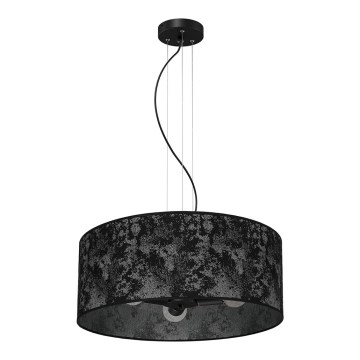 Chandelier on a string SATINO 3xE27/60W/230V black/grey