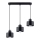 Chandelier on a string SAVAR 3xE27/60W/230V black