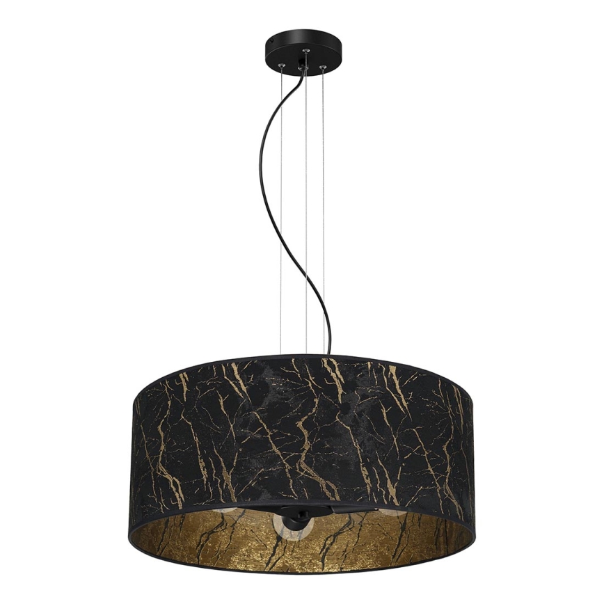 Chandelier on a string SENSO 3xE27/60W/230V black