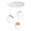 Chandelier on a string SFERA WOOD 3xE14/40W/230V