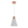 Chandelier on a string SHADE 1xE27/15W/230V copper/grey