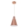 Chandelier on a string SHADE 1xE27/15W/230V copper
