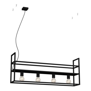 Chandelier on a string SHELF 4xE27/60W/230V