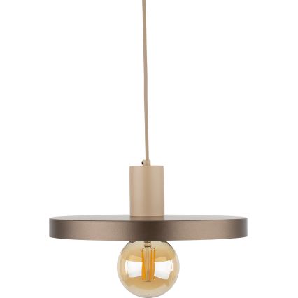 Chandelier on a string SILA 1xE27/15W/230V d. 30 cm brown/beige
