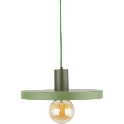 Chandelier on a string SILA 1xE27/15W/230V d. 30 cm green