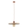 Chandelier on a string SILA 1xE27/15W/230V d. 40 cm beige/brick