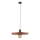 Chandelier on a string SILA 1xE27/15W/230V d. 40 cm brick/green
