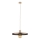 Chandelier on a string SILA 1xE27/15W/230V d. 40 cm brown/beige