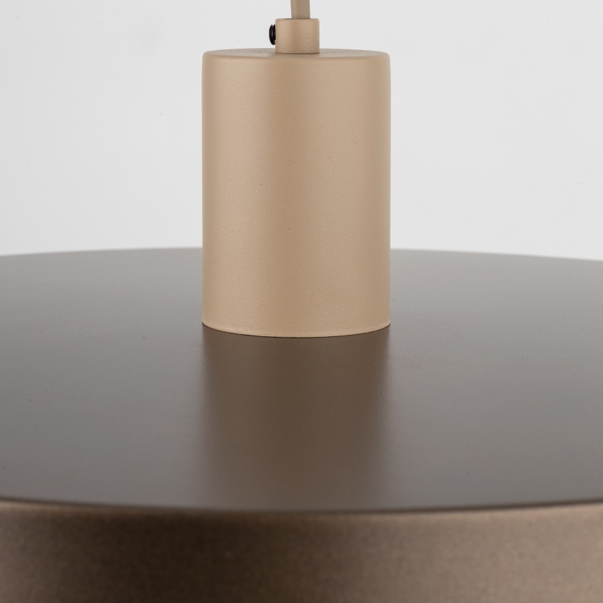 Chandelier on a string SILA 1xE27/15W/230V d. 40 cm brown/beige