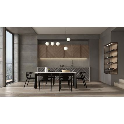Chandelier on a string SILIA 5xG9/12W/230V black