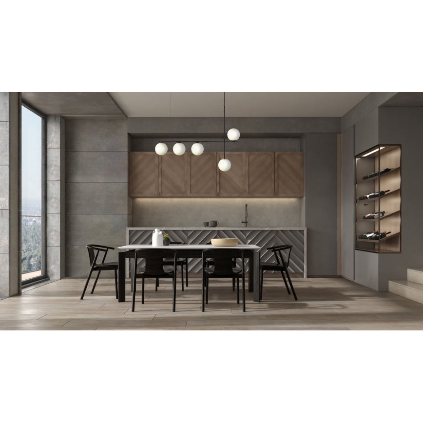 Chandelier on a string SILIA 5xG9/12W/230V black