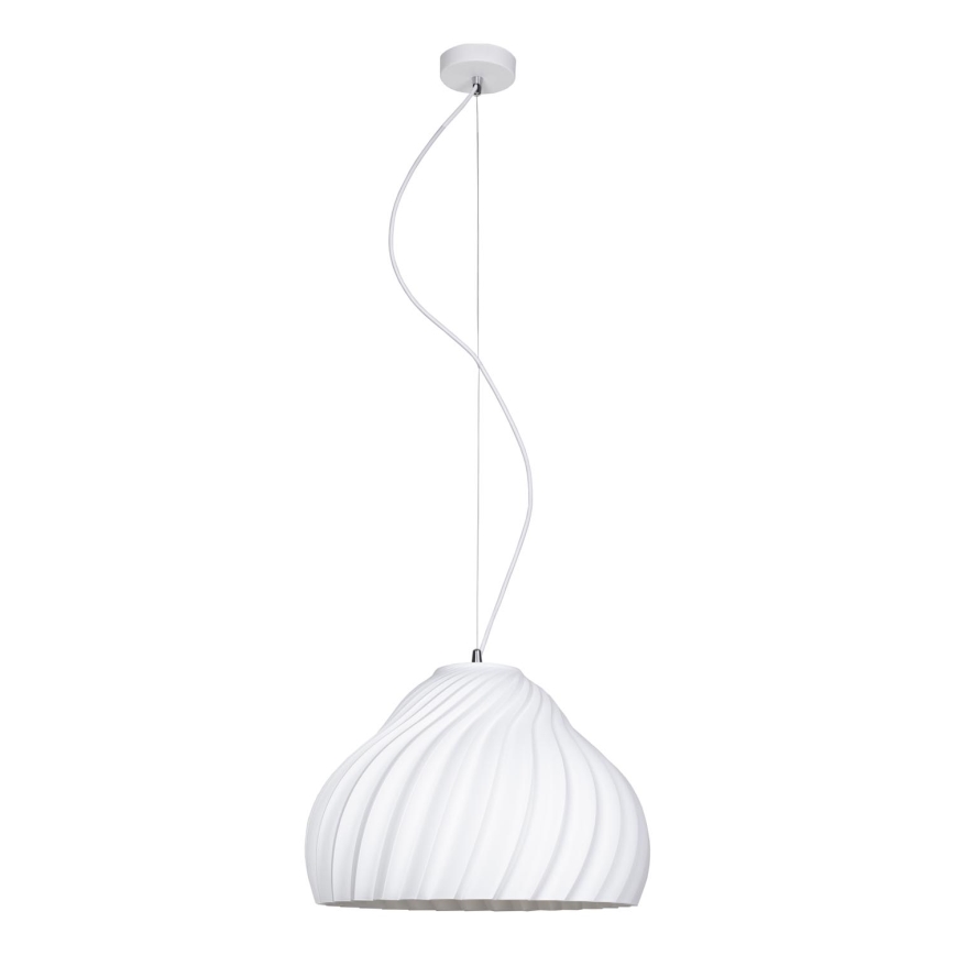 Chandelier on a string SILVO 1xE27/60W/230V d. 38 cm white
