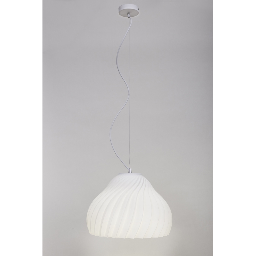 Chandelier on a string SILVO 1xE27/60W/230V d. 38 cm white
