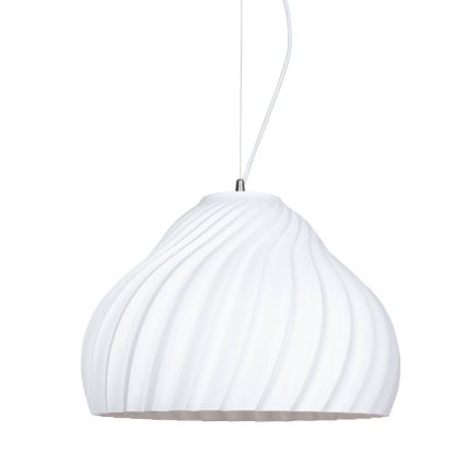 Chandelier on a string SILVO 1xE27/60W/230V d. 38 cm white