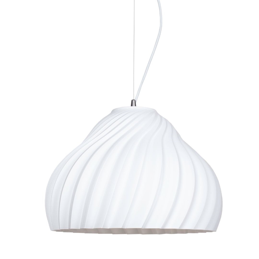 Chandelier on a string SILVO 1xE27/60W/230V d. 38 cm white